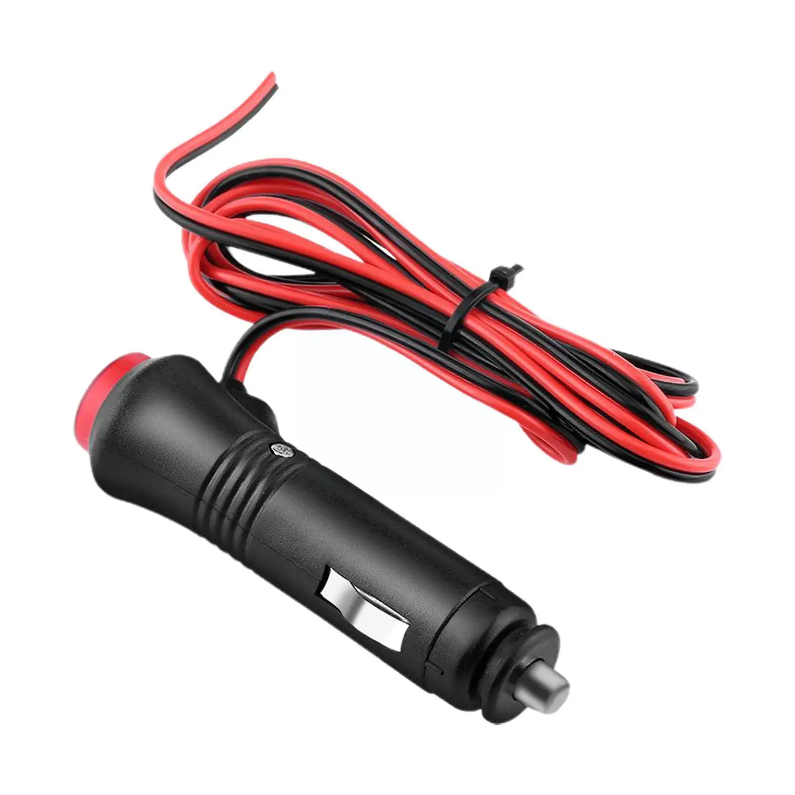 

12V 24V Cigarette Lighter Extension Cord Car Motorcycle Socket Connector Cigarette Off 3m Universal 2m Lighter Switch Plug O9K4
