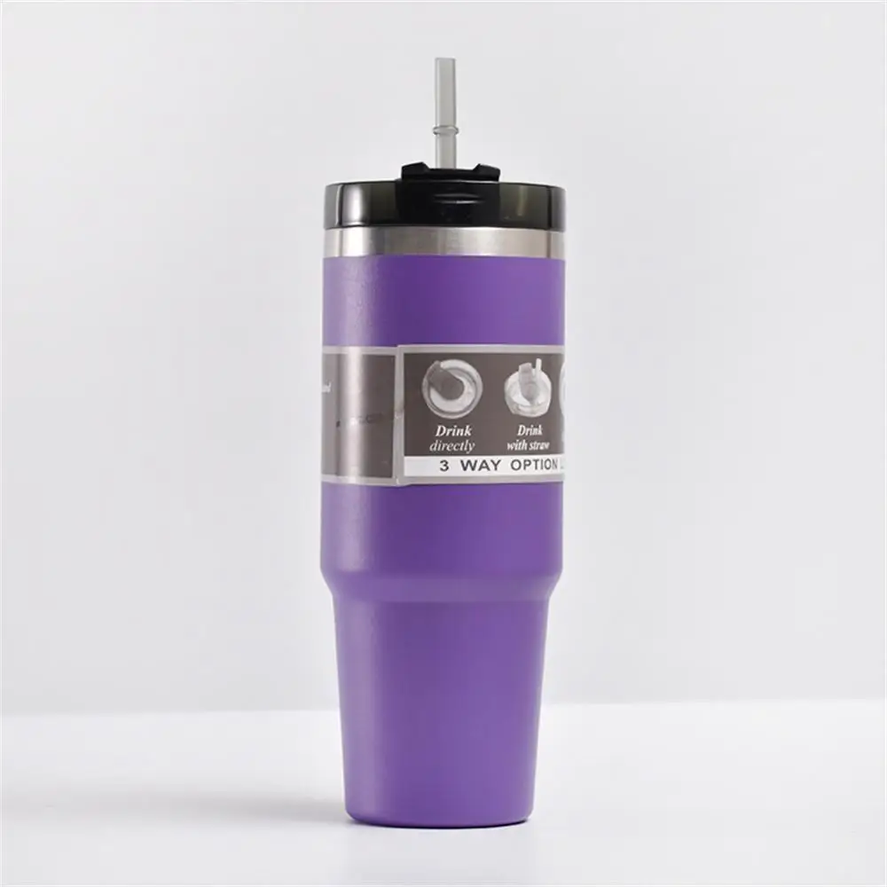 

Mug Thermos Insulated Bottle Double Layer Five Colours Car Mug 600ml/900ml 304 Stainless Steel Coffee Cup Household Office Use