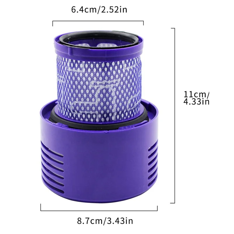 

Сменные фильтры HEPA, совместимые с пылесосом Dyson V10 SV12