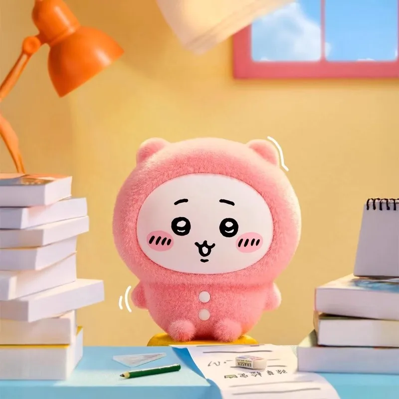 Фото MINISO chiikawa Pajama Party Sitting Row Series слепая коробка милая плюшевая виниловая кукла загадочная коробка аниме фигурки коллекция модель игрушки №4