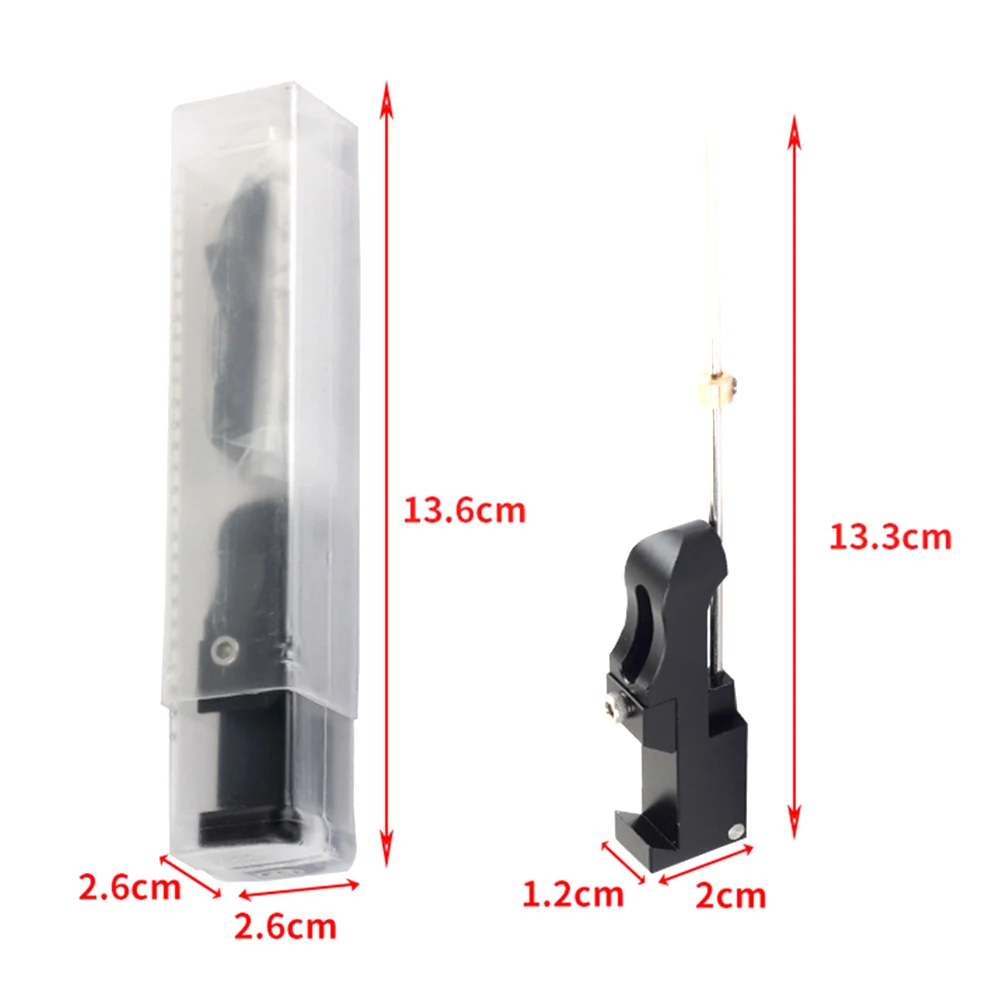 

1Pcs Archery Clicker Straight Pull Recurve Bow And Arrow Signal Piece Clicker Stick For A Variety Of Recurve Bow Sights Black