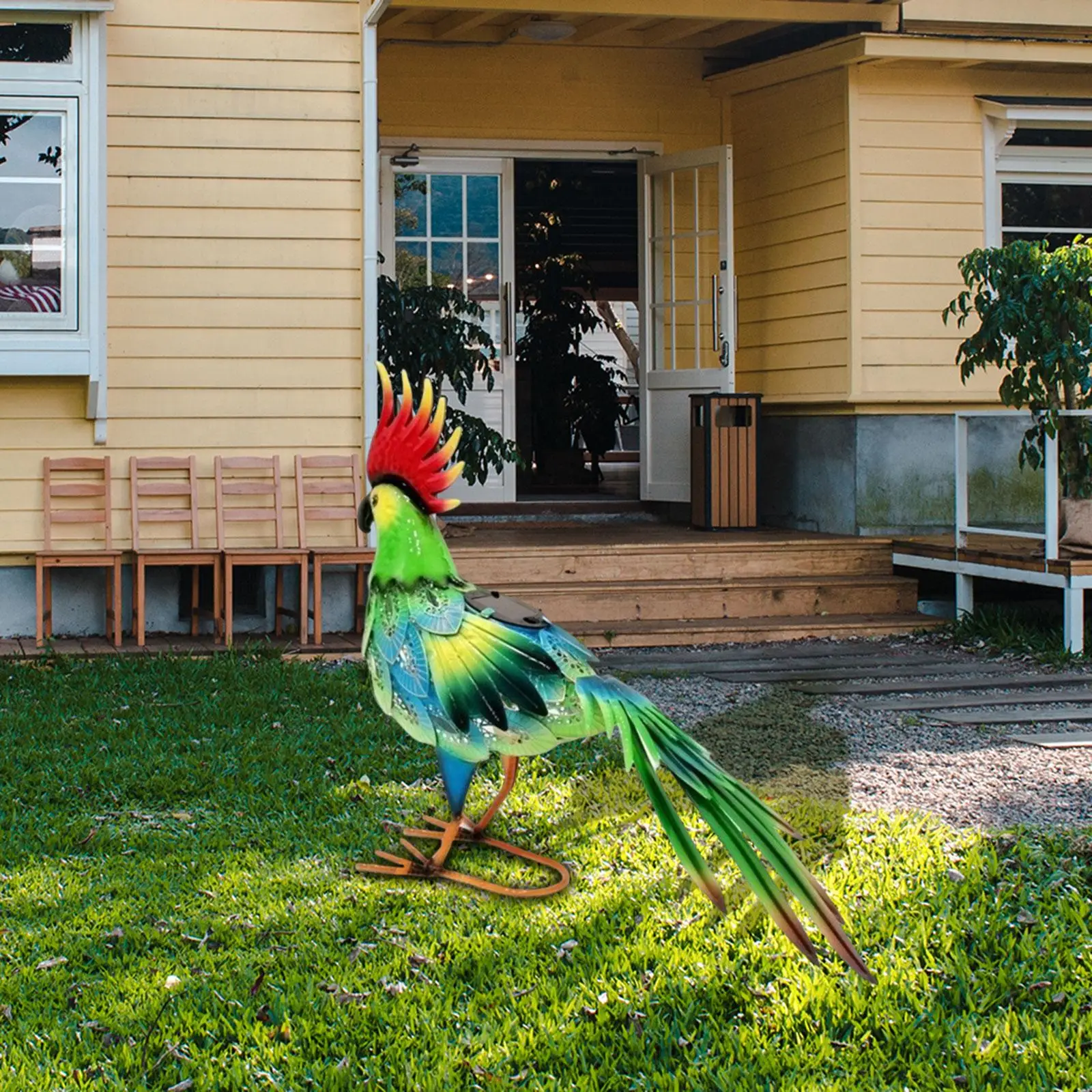 

Outdoor Parrot Decorative Figurine Figurine Miniatures Art Décor for Farm