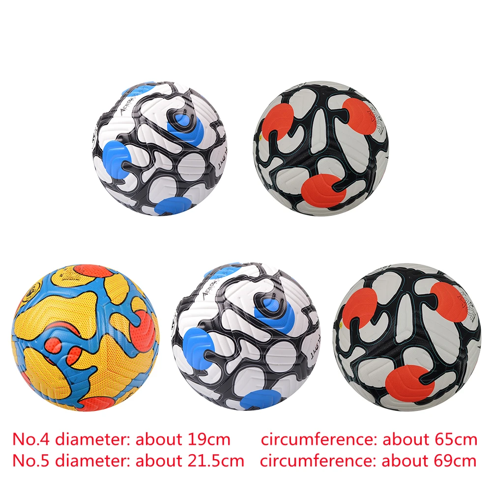 

New Match Ball Football Soccer Balls Official Size 5 Size 4 Premier High Quality Seamless Goal Team Training League futbol bola