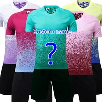 summer 2022 adult children football short sleeve quick dry breathable training suit suit light board custom printing