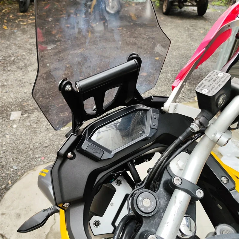 Многофункциональный кронштейн для мотоцикла Loncin Promise 300GY: крепление для навигации и телефона на лобовое стекло (art.: 3920d4d09c07a) - 3920d4d09c07a