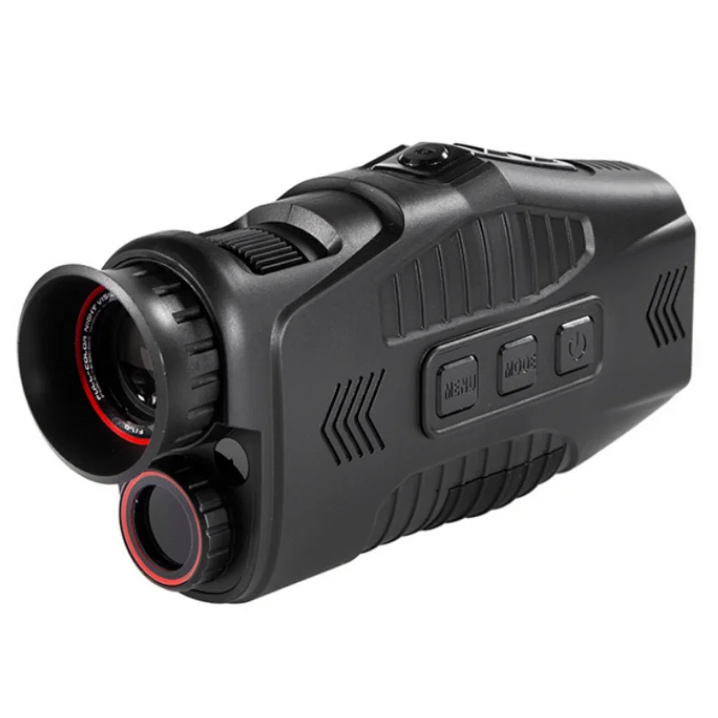 

Монокуляр ночного видения 1080P для охоты, инфракрасный 5-кратный цифровой зум, охотничий телескоп с экраном 1,5 дюйма, 32/64 IF Card в полной темноте 300 м