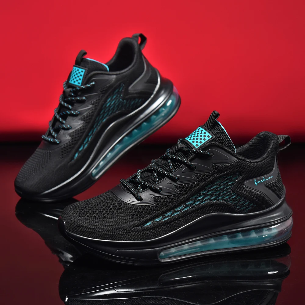 Мужские кроссовки для бега дышащие мягкая подошва амортизирующие удобная