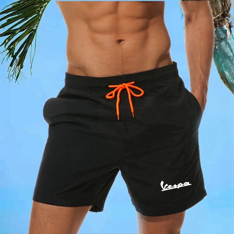 

Man Swimwear Swim Shorts Trunks Beach Board Shorts Swimming Pants Swimsuits Mens Running Sports Surffing Shorts Vespa