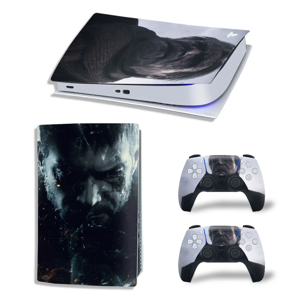 Наклейки для консоли playstation 5 и двух контроллеров |