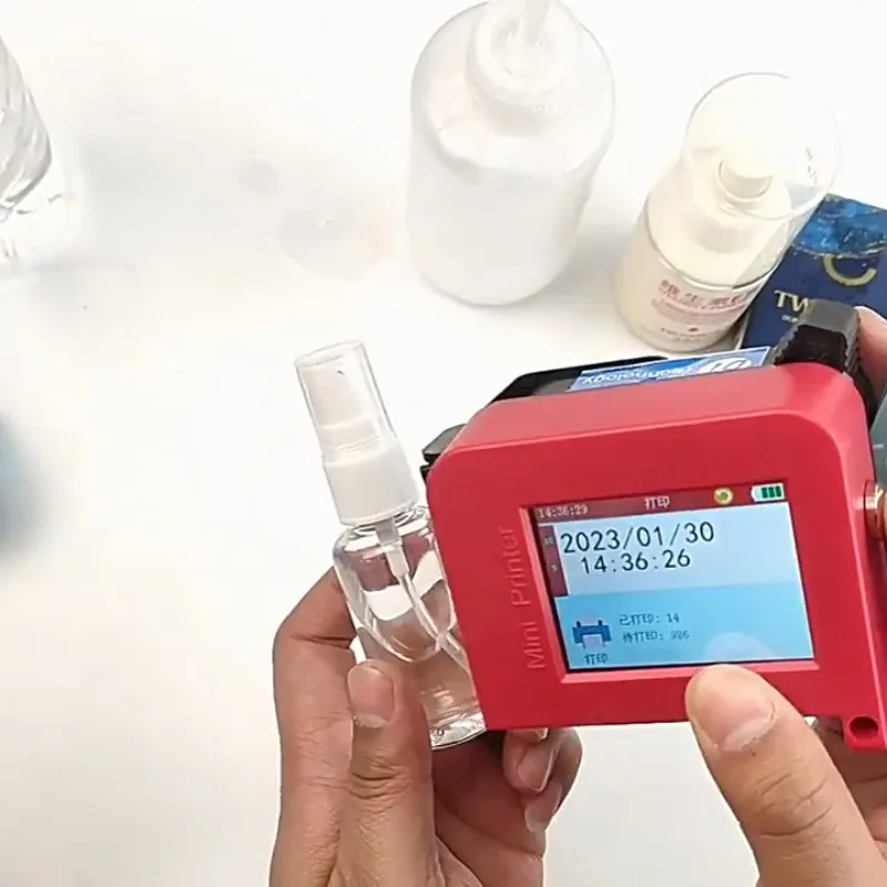

12.7mm Mini Editing on The Screen Portable Handheld Inkjet Printers