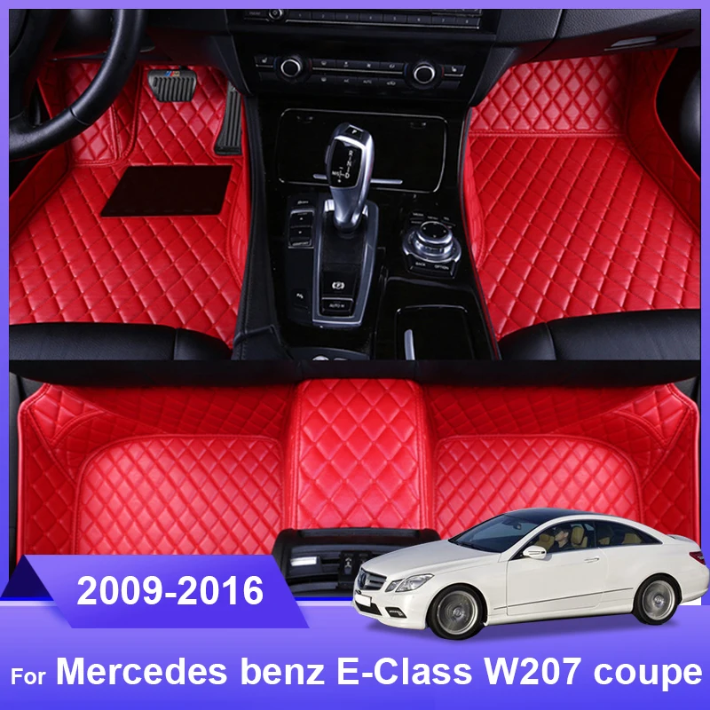 

Автомобильный коврик под заказ для Mercedes Benz E-Class W207coupe аксессуары интерьер экологически чистый Прочный толстый ковер на заказ для LHD RHD