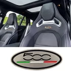 Автомобильные подголовники значок на сиденье наклейка для Fiat 500 500L 500 S 500X 500C 500E 500 E 500 S 500X500 L 500 C автомобильные аксессуары