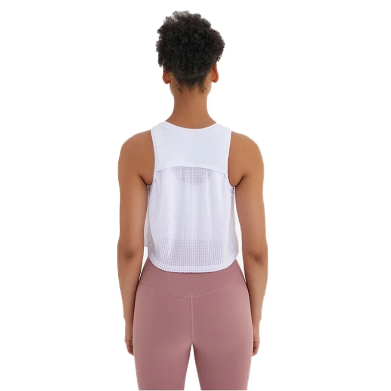 

LULU YOU WANT 2022 плиссированный топ с высокой горловиной для йоги фитнеса жилет женский свободный крой Быстросохнущий тренировочный спортивный ...