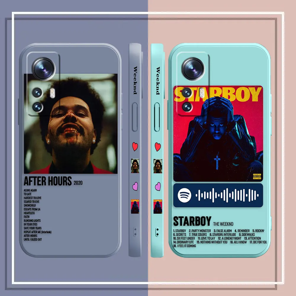Case For Xiaomi 13 12 12T 12S 11 11T 10 10S 9 8 Pro Ultra Lite Colour Case Cover Funda Cqoue Shell The Weeknd Minimalist Poster