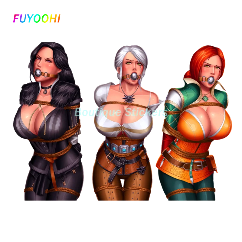 FUYOOHI Exterior/Protection Boutique Stickers Hot Sexy Anime Female Superhero Colored Sticker for E46 E90 B6 Vinyl Car Decals |