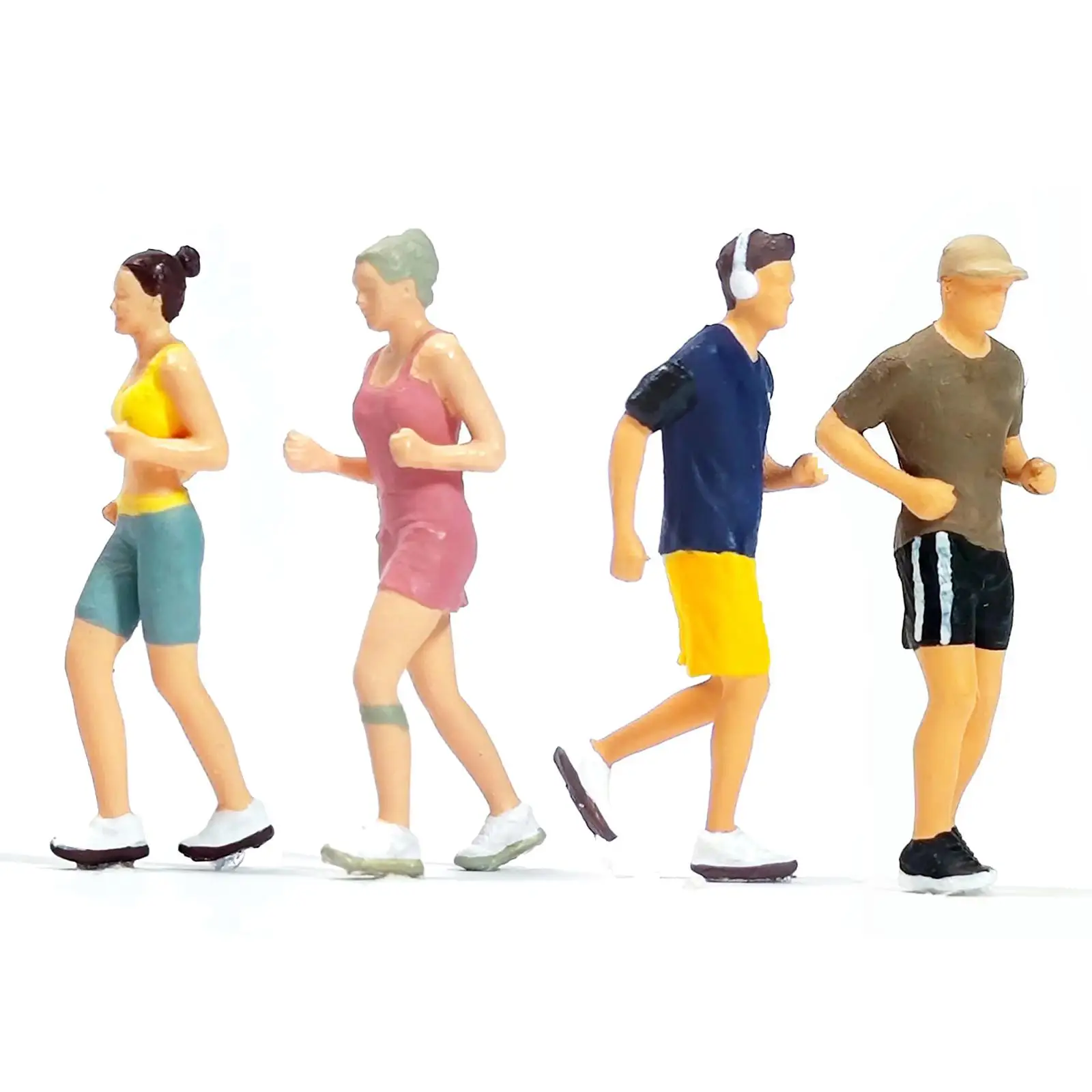 

People Models Multicolor DIY Handmade Different Poses 1:64 Figures for Railway Layout Station Platform Architectural Playset