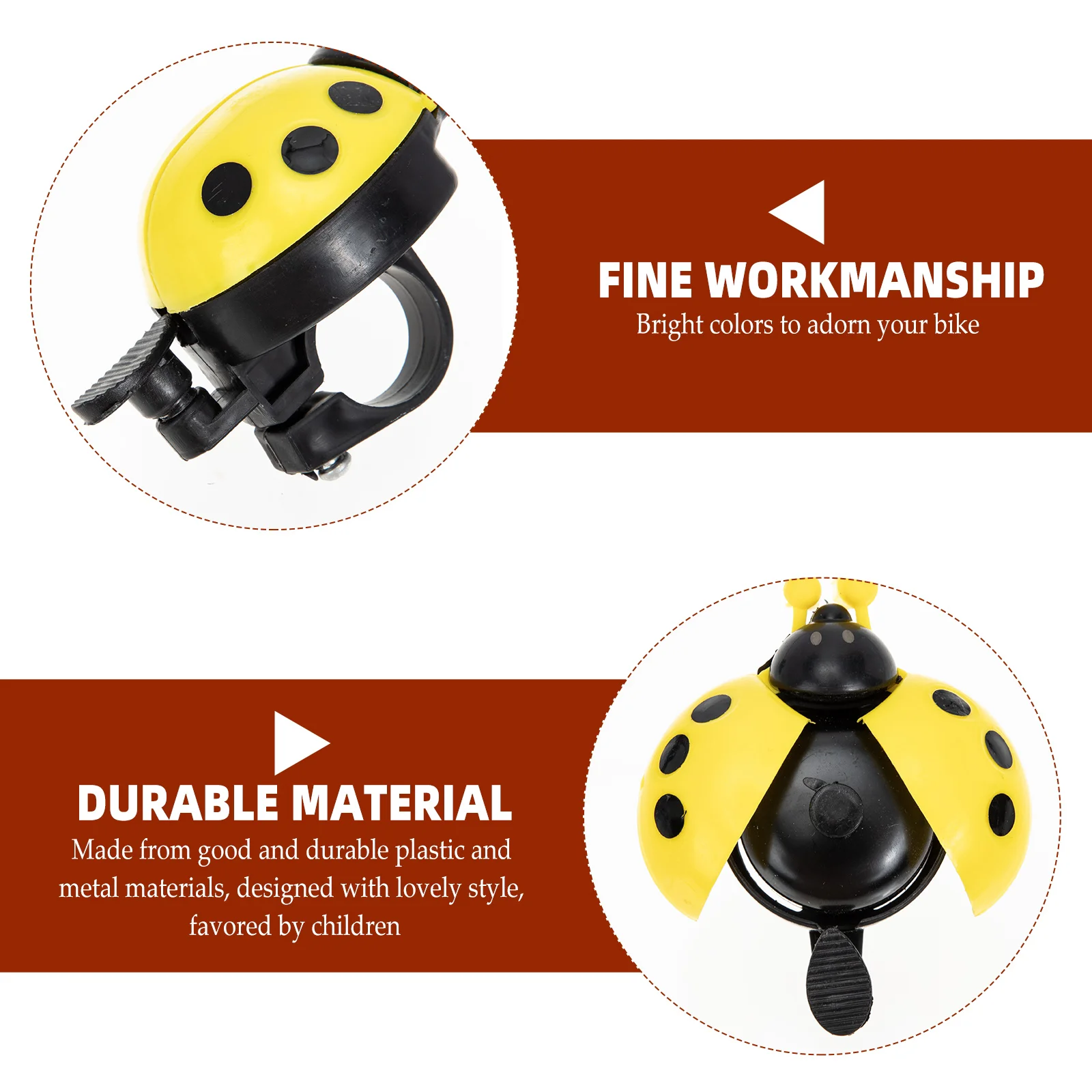 4 шт. колокольчики божья коровка |