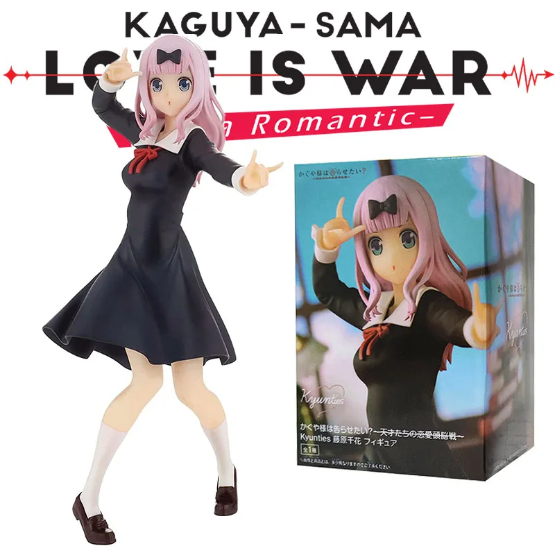 

Anime Love Is War The Geniuses War Of Love And Brains Chika Fujiwara Ai Hayasaka Escala Kaguya Shinomiya Action Figure 22CM PVC