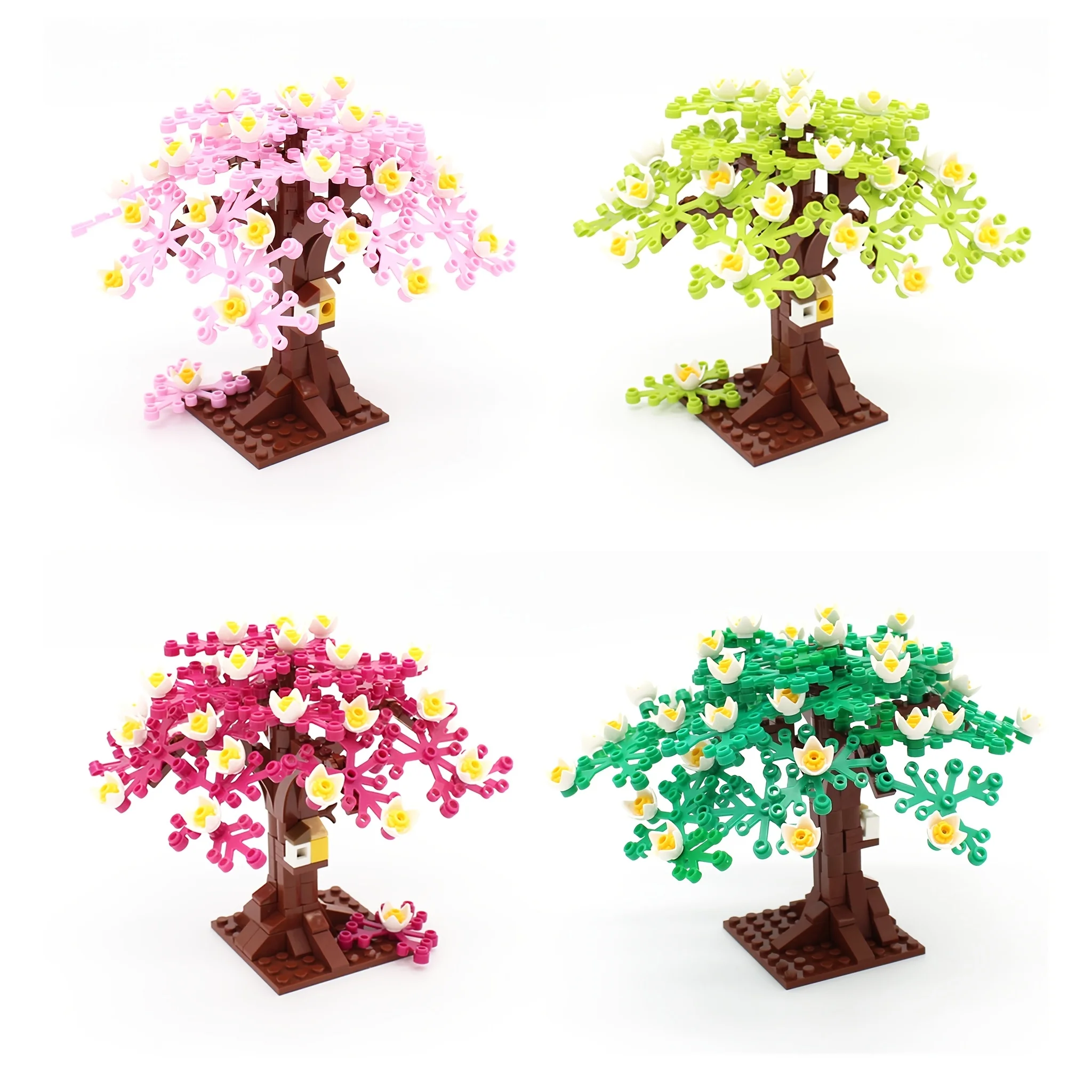 1 шт. Детский конструктор яичный цветок