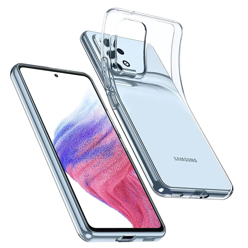 

Clear Silicone Soft Phone Case for Samsung Galaxy A73 A53 A33 A23 A13 A72 A52 A52s A32 A71 A51 A22 5G A32 4G Ultra Thin Fundas