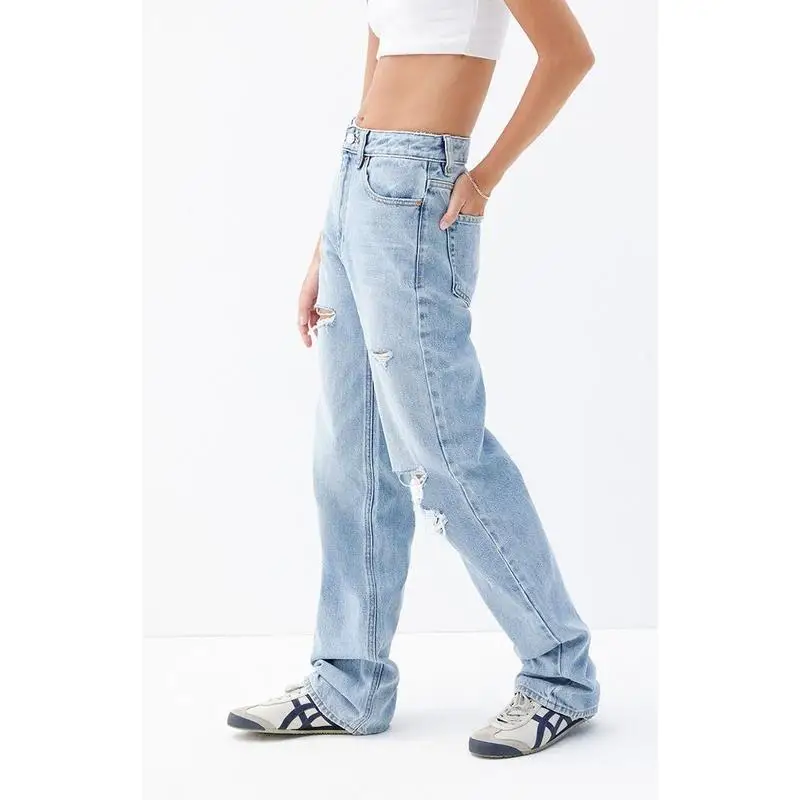 PacSun Женские джинсы-бойфренды цвета индиго