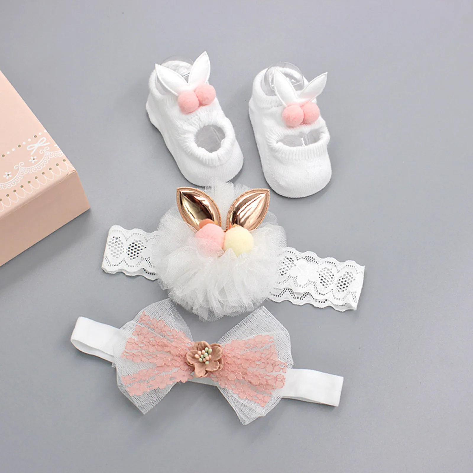 

Kids Infant Boys Girls Socks Bowknot Hairband Infant Shoes 3pcs Set Girls Socks Single Pair Cat And Toddler Clothes
