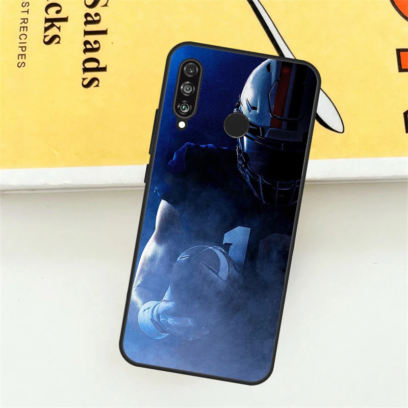 Чехол для американского футбола Huawei P30 P20 P40 Lite Nova 11 Pro 9 10 SE 5T 3i 7i 11i Y60 Y70 Y90 Y61 Y91 Cover