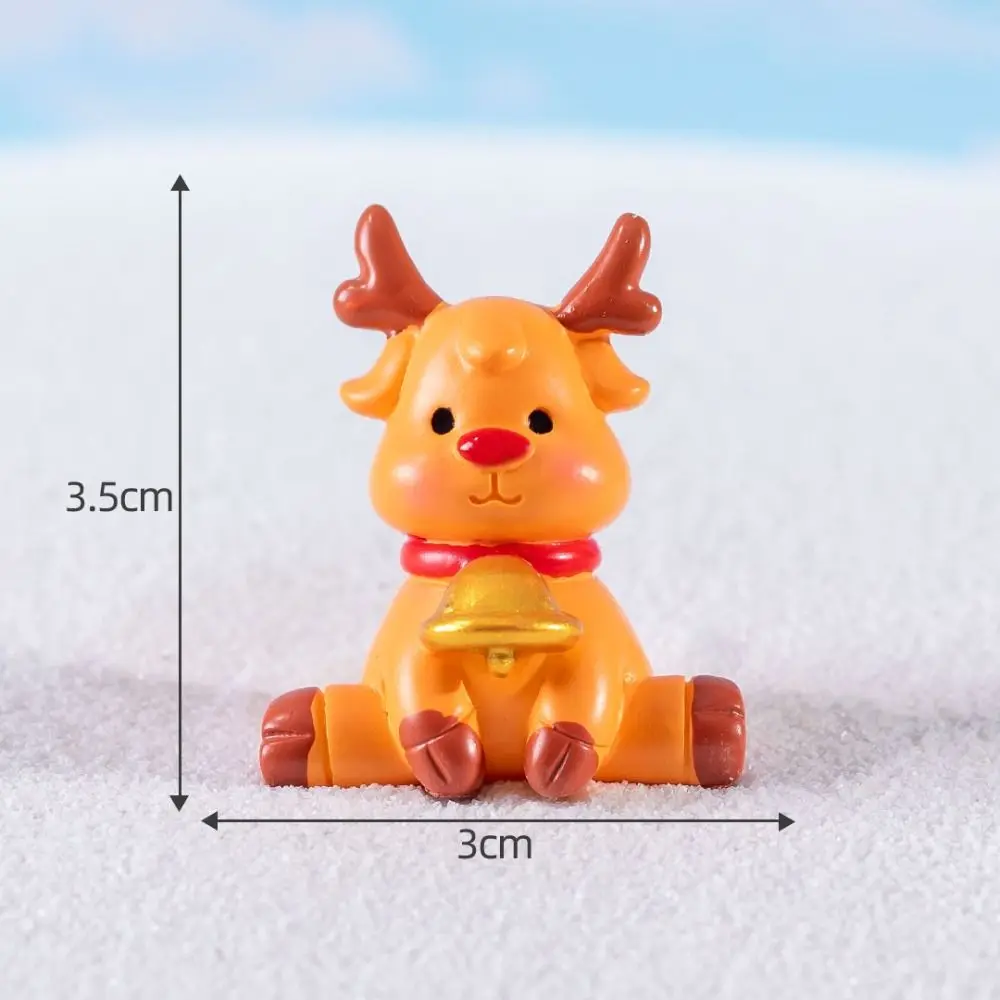 

Миниатюрная рождественская композиция "Снежная сцена" из смолы