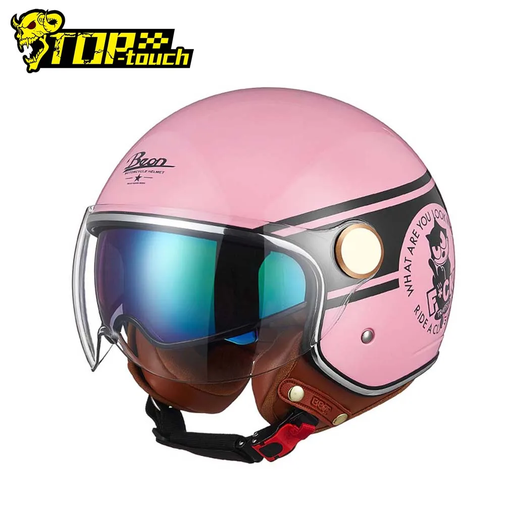 

New Motorcycle Helmet Casco Moto Motorbike Helmet Moto Helmet Cascos Para Moto With Inner Sun Visor Vintage Retro For Men Women