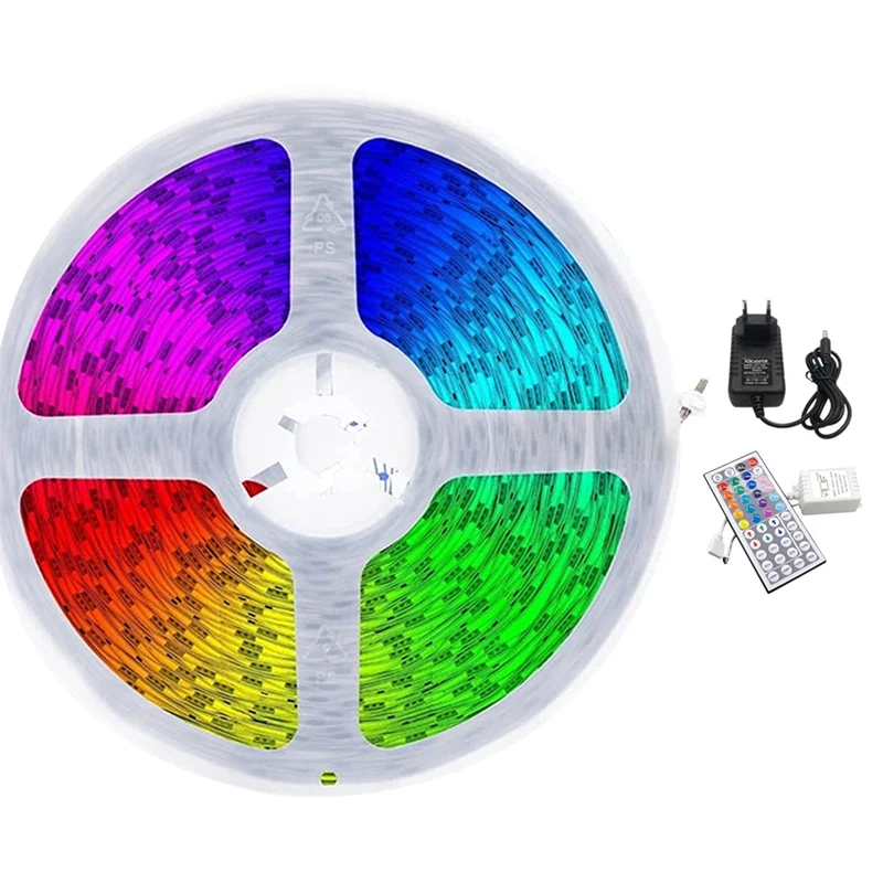 

Светодиодная ленсветильник RGB с пультом ДУ на 44 кнопки, 5 м