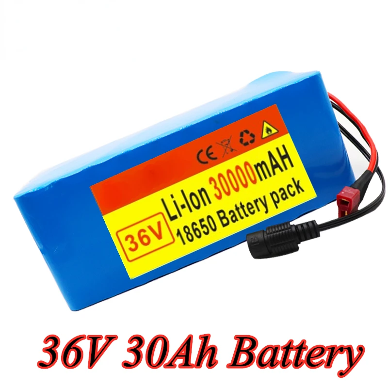 

Original 36V 10S4P 30Ah 500W High Power Capacity 42V 18650 Lithium Battery Pack 30000mAh Electric Bicycle Bicycle Scooter BMSaiy