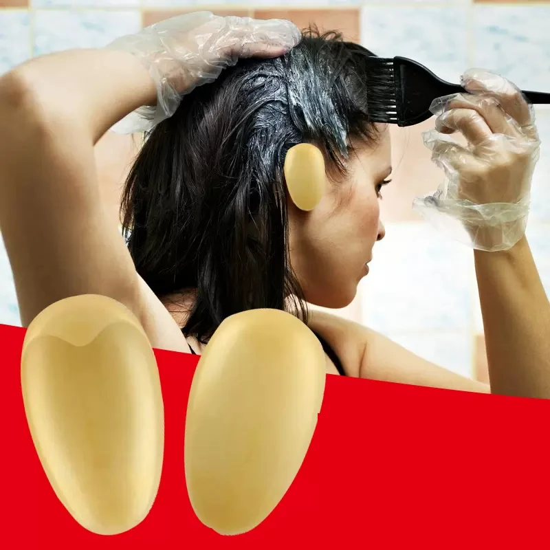 

10Pcs Reusable Ear Cover Salon Hairdressing Hair Dyeing Plastic Coloring Bathing Ear Covers Shield Protector Waterproof Earmuffs