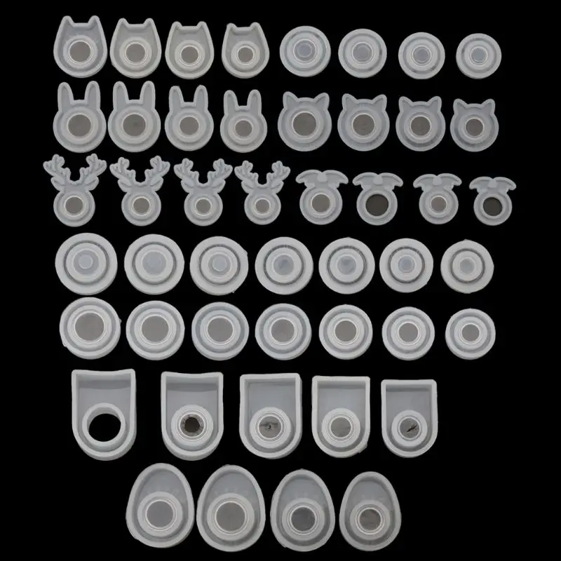 

E15E Stero Ring Shape Epoxy Mold DIY Resin Casting Child DIY Toys Silicone Mold