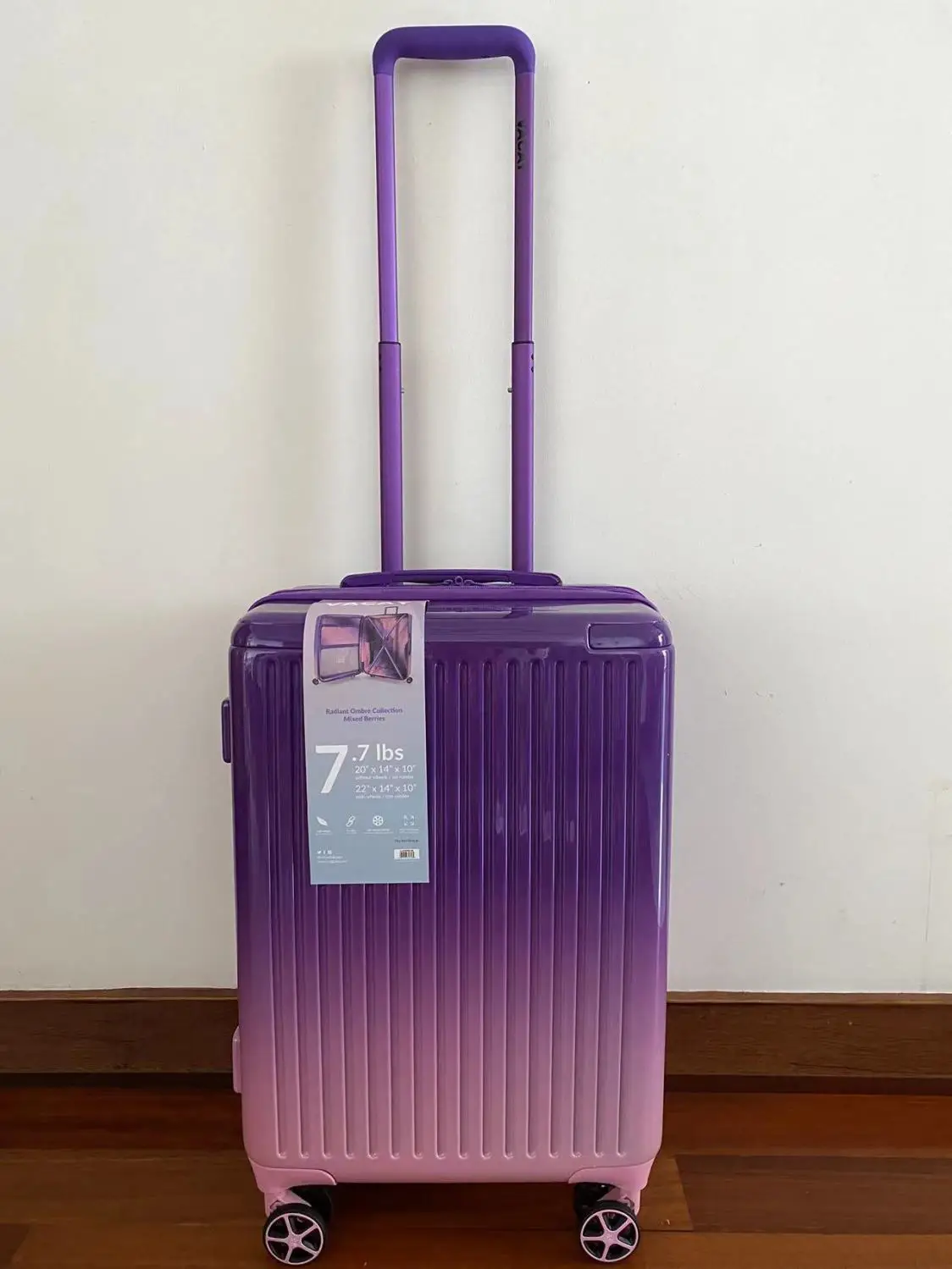 

Large Capacity Expandable Gradient Roller Trolley Case Travel Luggage Carry On Suitcase Storage Box S13980-S13984 Dn