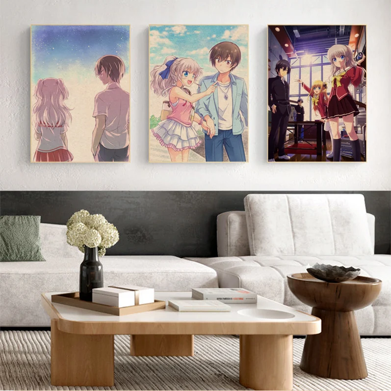 

Charlotte Movie Posters Vintage Room Bar Cafe Decor Posters Wall Stickers