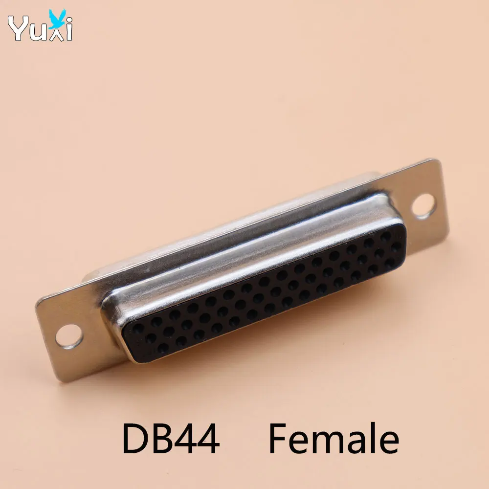 Yuxi 1 комплект паяльной головки DB44 гнездо папа/гнездо пластиковый черно-серого
