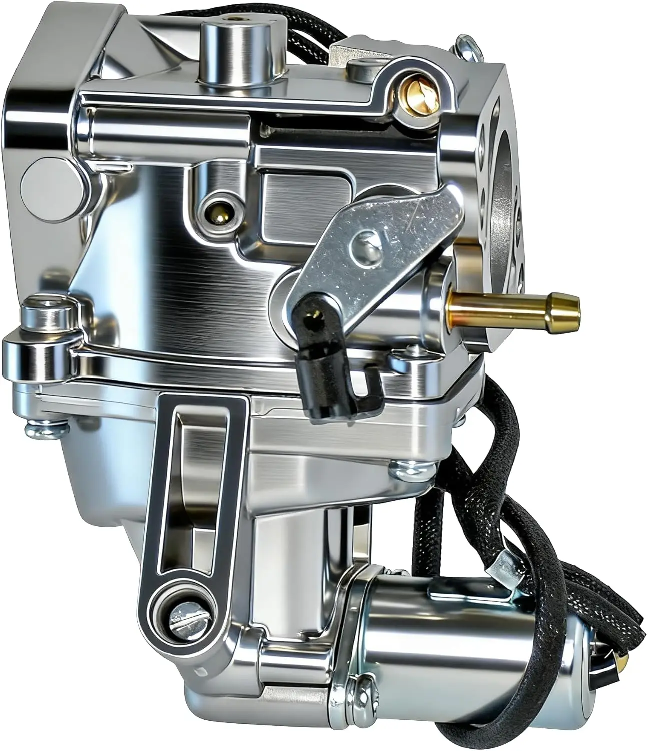 Фото Сменный карбюратор для двигателя Honda GX610/GX620 18HP/20HP V-Twin (16100-ZJ0-871/872, соленоид) №4