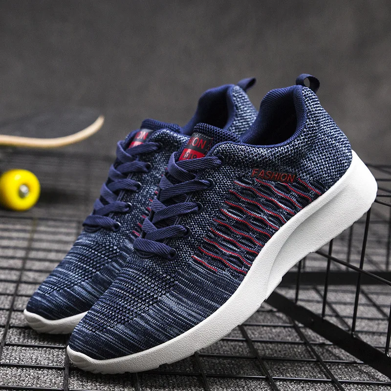 

2022 Hot New Men Women Sneakers Stretch Fabric Breathable Running Sport Shoes Trend Light Soft Hole Sole Comfortable White Shoes