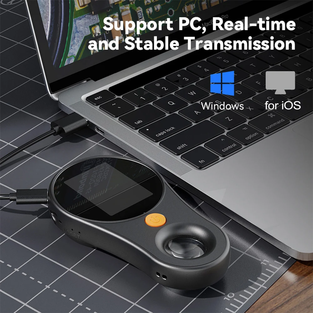 Макроцифровой микроскоп с фиксированным фокусом