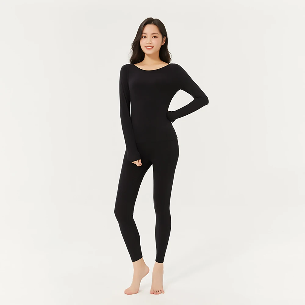 

Thermal Underwear Women Tops Winter Warm Wool Thermo Tops Body Slim