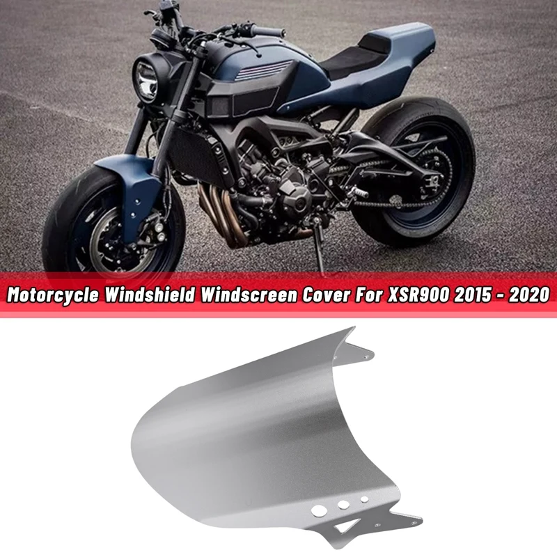 

Motorcycle Windshield Windscreen Cover Aluminum Alloy Wind Shield Deflector For YAMAHA XSR 900 XSR900 2015-2020