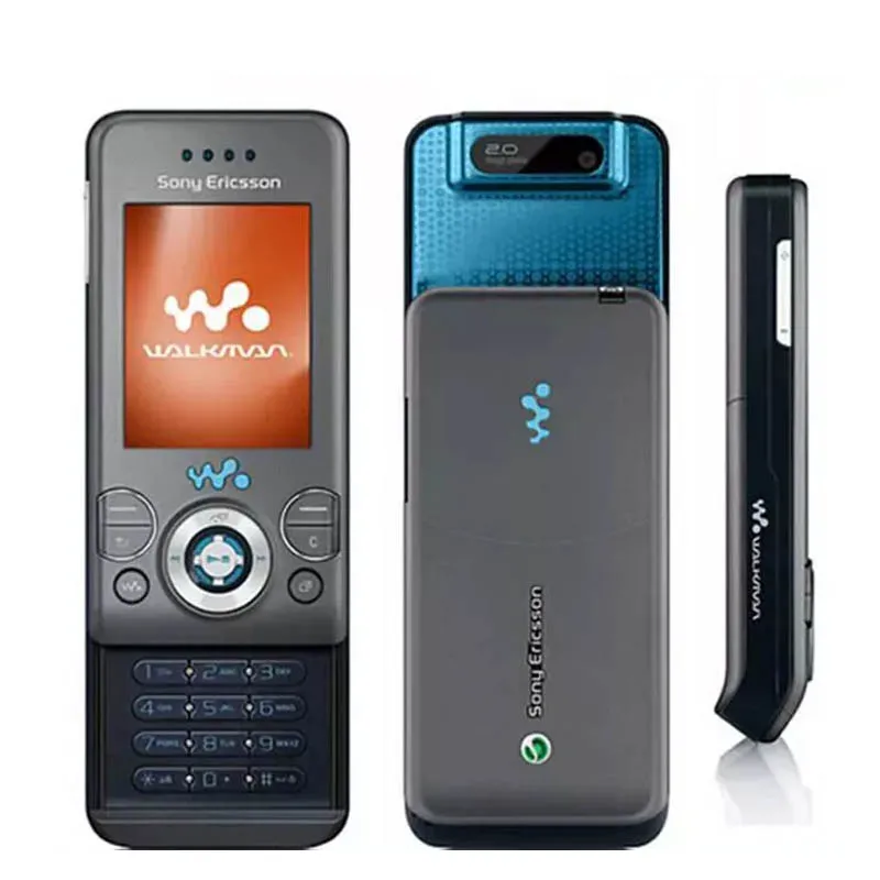 Разблокированный оригинальный мобильный телефон Sony Ericsson W580 2 0 дюйма МП Bluetooth 2G