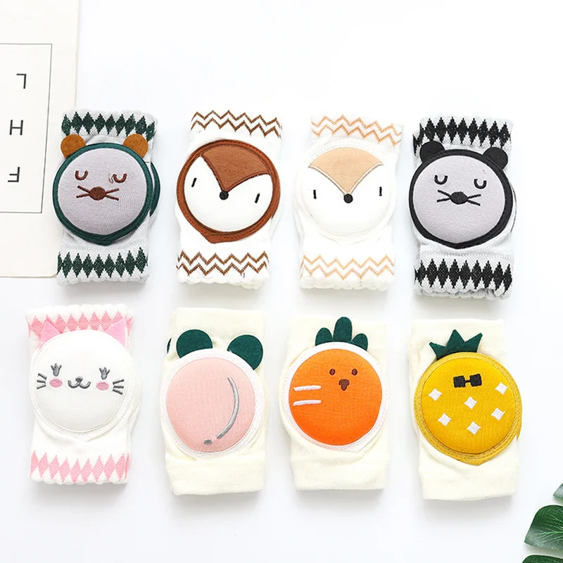 1pair Baby Baby Floor Kneepad Mesh Breathable Infant Toddler Kneecap Leg Warmers Child Newborn Walking Pads Knee Protector Cover