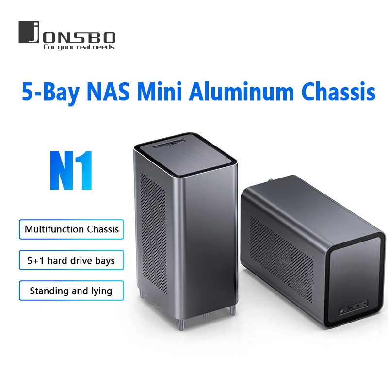 JONSBO N1 NAS ITX MINI Small Case All Aluminum Suitcase Portable HTPC Desktop Computer Empty Chassis PC Gaming Case