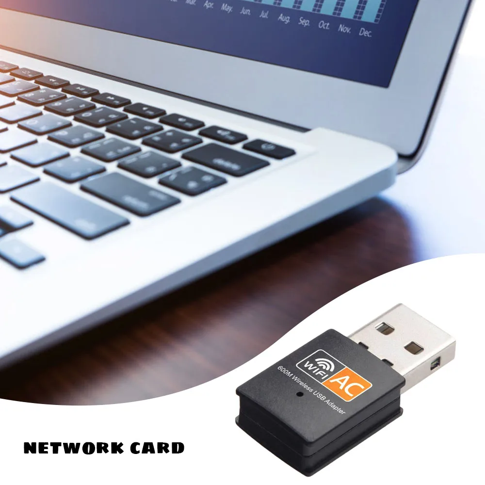 USB-адаптер Wi-Fi DJA88 2 4/5 8 ГГц 600 Мбит/с |