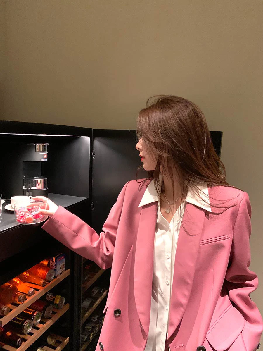 

2022Spring and autumn new jacket coat women loose large size thin short cotton cardigan casual ladies top button