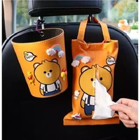 car paper towel hanging bag car drawer box hanging net celebrity creative cute high end doll car with chartered car