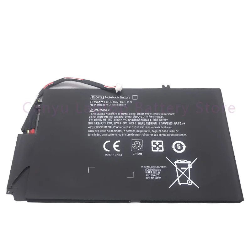 

New EL04XL Laptop Battery For HP Envy TouchSmart 4 4-1126TU 4-1102xx 4-1007TX 4-1130U 4-1218TU HSTNN-UB3R IB3R 681949-001