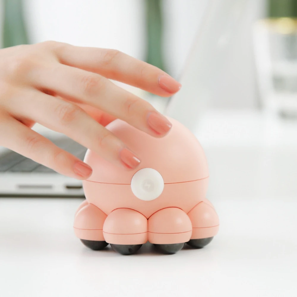 

Электрический Массажер Для Головы Осьминог коготь скальп для снятия стресса Когтеточка для головы мини массажер для шеи перезаряжаемые ма...