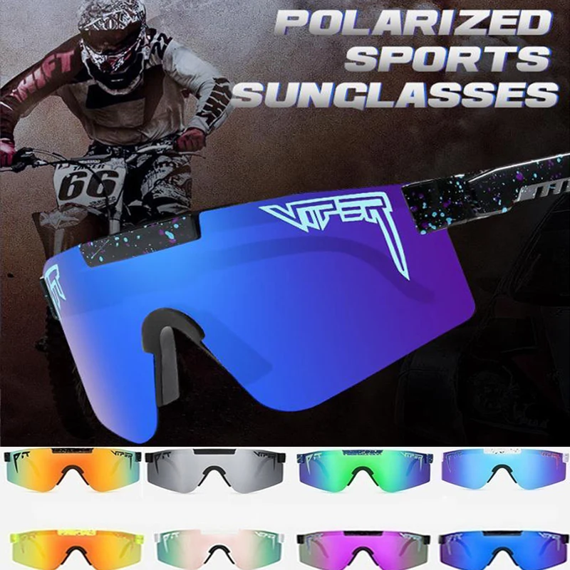 

PIT Viper Sports Outdoor Riding HD Polarization Sunglasses UV380 Cycling Glasses Fishing Sunglasses Climbing Shading Goggles